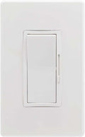 Sunlite LED Wall Rocker Style, Slide Bar Triac Dimmer Switch, Screwless Wall by Sunlite