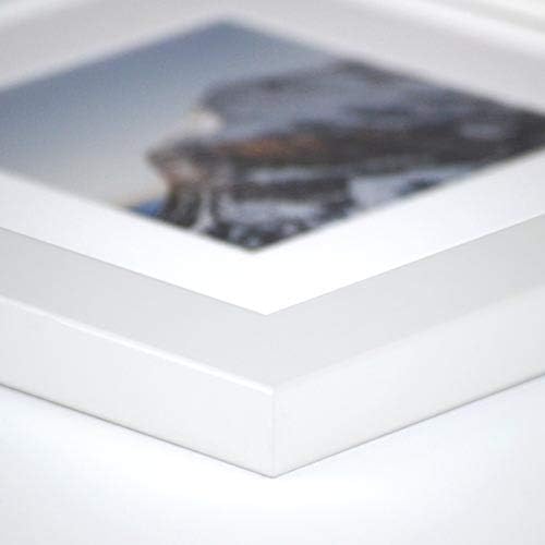 Frame It Easy 33 x 21 White Wood Frame - Image 3