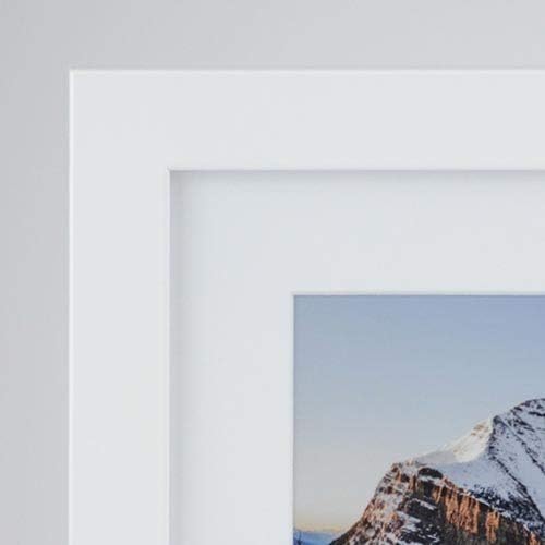 Frame It Easy 33 x 19 White Wood Frame - Image 2