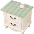 Nightstand Dust Cover Bedside Table Mat lint-Green by YASSINHE