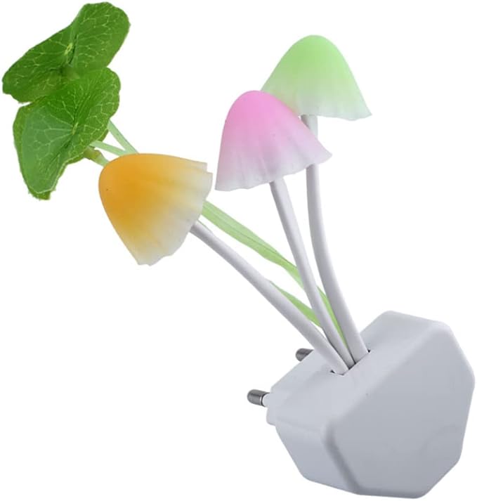NIDONE Mushroom Night Light Wall Lamps Sensor Led Night Light Color Changing by Unknown