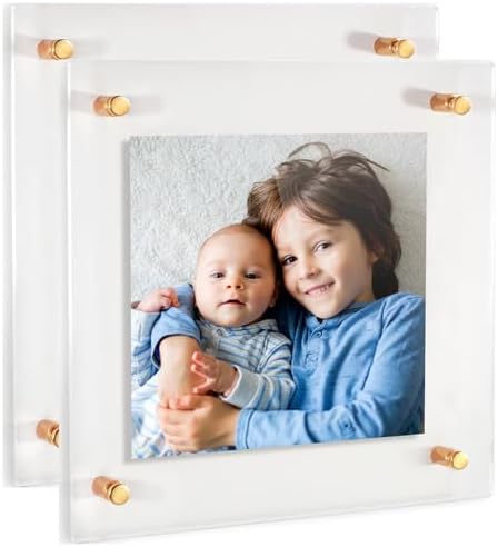 ArtToFrames 20x20 Inch Double Panel Floating Acrylic Picture Frame comes by ArtToFrames