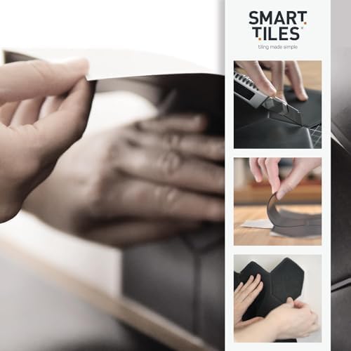 SMART TILES Peel and Stick Backsplash- 10 Sheets of 10.95" x 9.70" - Image 3