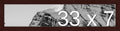 Frame It Easy 33 x 7 Merlot Wood Frame by FrameItEasy