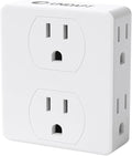 Multi Plug Outlet Splitter, Unidapt Multiple Outlets Extender Adapter by Unidapt