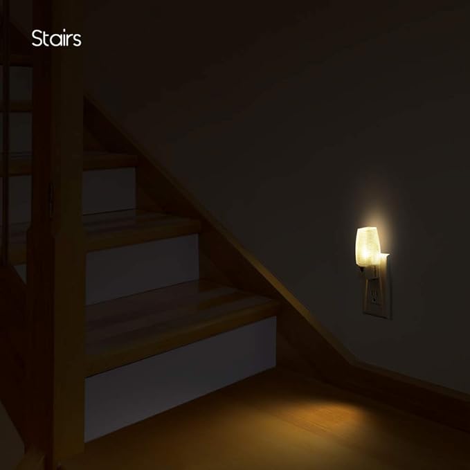 Emotionlite 8 Pack Plug in Night Light, Warm White LED Nightlight, Dusk to Dawn - Image 5