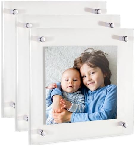 ArtToFrames 16x16 Inch Double Panel Floating Acrylic Picture Frame comes by ArtToFrames