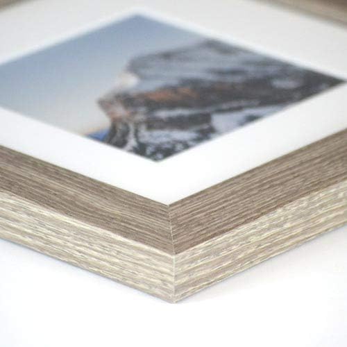 Frame It Easy 33 x 21 Rustic Gray Wood Frame - Image 3