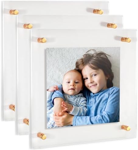ArtToFrames 16x16 Inch Double Panel Floating Acrylic Picture Frame comes by ArtToFrames