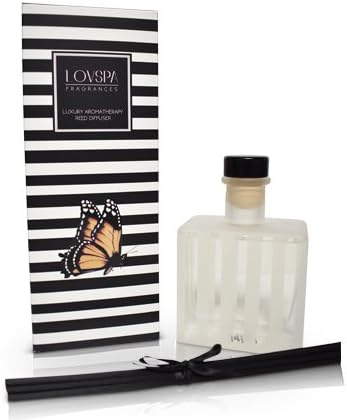 LOVSPA Reed Diffuser Set, Pomelo Grapefruit Scented Oil Diffuser - Image 4