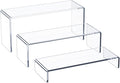 HIIMIEI Acrylic Display Riser, 3 Step 9" Large Acrylic Risers, Tiered Display by HIIMIEI