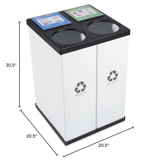 RecycleBoxBin Double Recycling Bin - Image 10