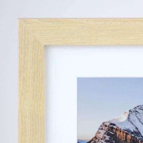 Frame It Easy 33 x 23 Wheat Wood Frame - Image 2