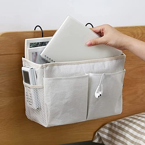 Someteth Bedside Caddy Organizer & Bedside Storage Basket Multi-Function - Image 4