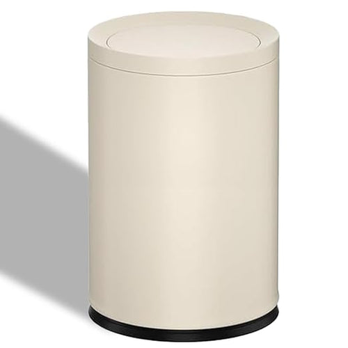 2.3 Gallon/9L White Round Trash Can by YOJIA