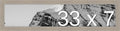 Frame It Easy 33 x 7 Rustic Gray Wood Frame by FrameItEasy