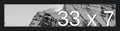 Frame It Easy 33 x 7 Black Wood Frame by FrameItEasy