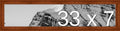 Frame It Easy 33 x 7 Russet Wood Frame by FrameItEasy