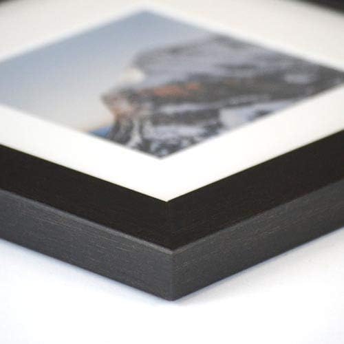 Frame It Easy 33 x 14 Coffee Wood Frame - Image 3