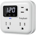 Surge Protector 3-Outlet Power Strip w/Advanced Voltage Protection, 80V-140V by Unknown