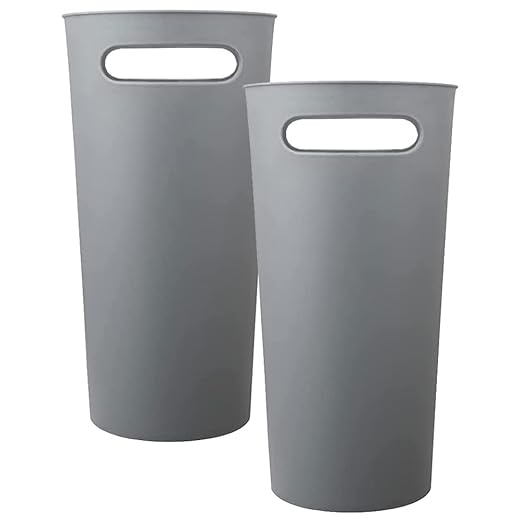 ROYFACC Small Trash Can Plastic Bathroom Wastebasket 3.2 Gallon Slim Garbage - Image 5