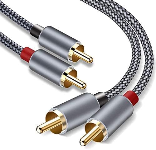 Goalfish RCA Cable, 15FT RCA Male to Male Audio Stereo Subwoofer Cable - Image 2