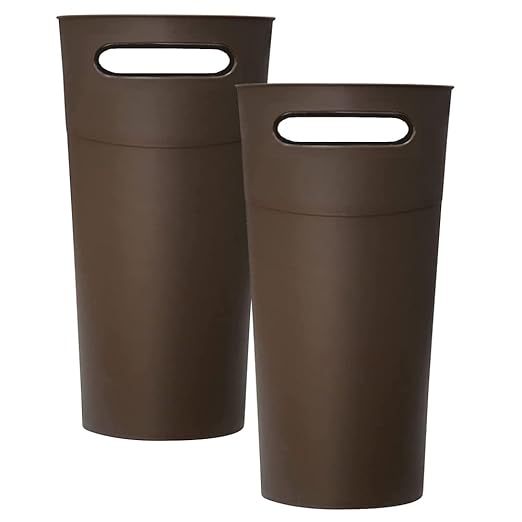 ROYFACC Small Trash Can Plastic Bathroom Wastebasket 3.2 Gallon Slim Garbage - Image 5