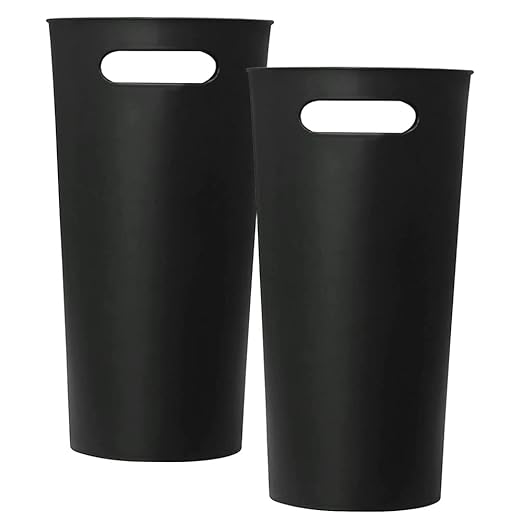 ROYFACC Small Trash Can Plastic Bathroom Wastebasket 3.2 Gallon Slim Garbage - Image 5