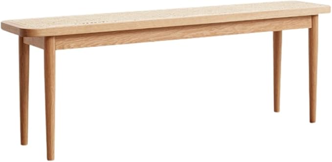 47.2'' Natural Rattan Dining Bench by Wayshome