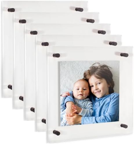 ArtToFrames 24x24 Inch Double Panel Floating Acrylic Picture Frame comes by ArtToFrames