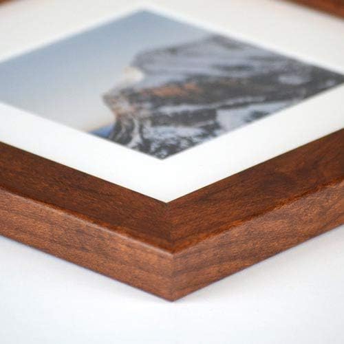Frame It Easy 33 x 12 Russet Wood Frame - Image 3