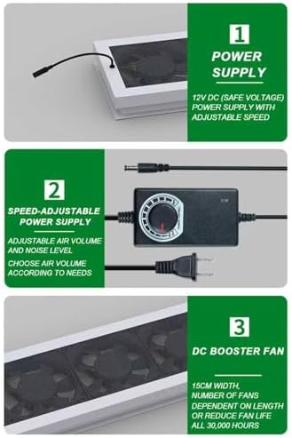Adjustable Punch-Free Window Exhaust Fan - Image 7