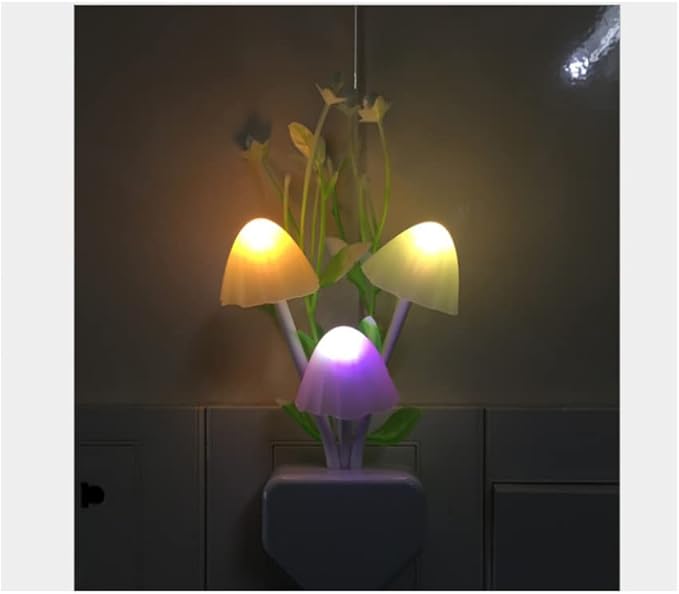 NIDONE Mushroom Night Light Wall Lamps Sensor Led Night Light Color Changing - Image 5