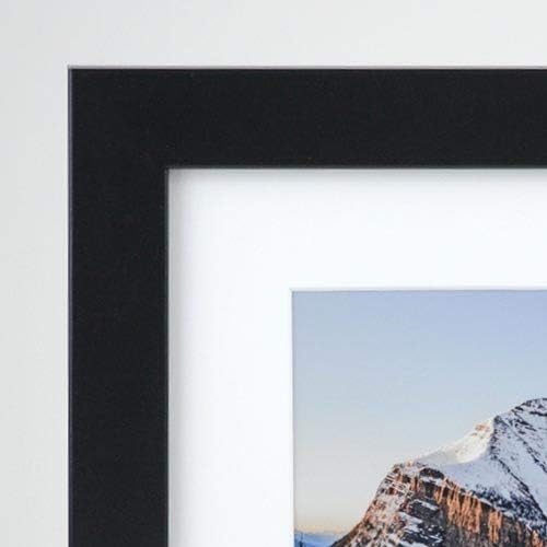 Frame It Easy 33 x 35 Black Wood Frame - Image 2