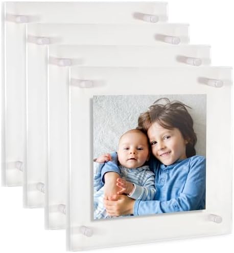 ArtToFrames 24x24 Inch Double Panel Floating Acrylic Picture Frame comes by ArtToFrames