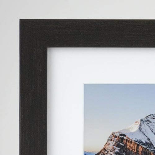 Frame It Easy 33 x 16 Coffee Wood Frame - Image 2