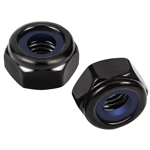 MewuDecor #10-32 Nylon Insert Hex Lock Nuts Locknuts, 304 Stainless Steel 18-8 by MewuDecor+Fastener