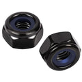 MewuDecor 1/4-20 Nylon Insert Hex Lock Nuts Locknuts, 304 Stainless Steel 18-8 by MewuDecor+Fastener
