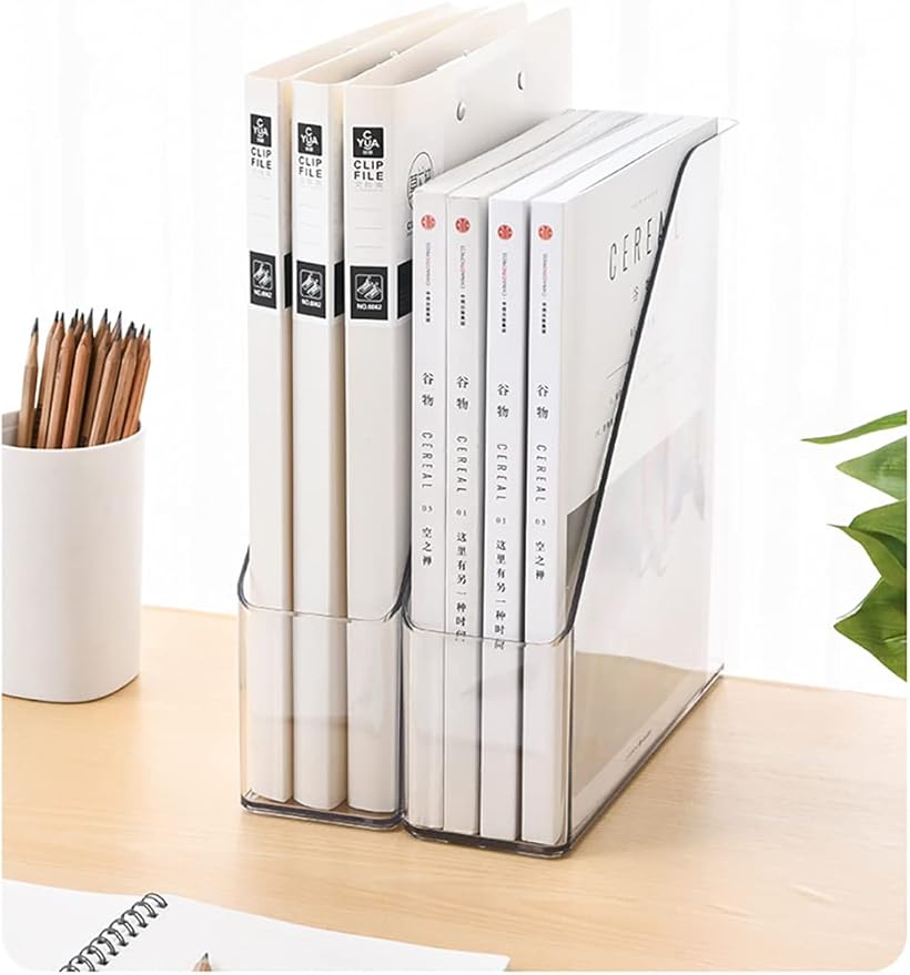 ICCGBHGO Magazine Holder, Desktop File Magazine Book Storage Shelf by Unknown