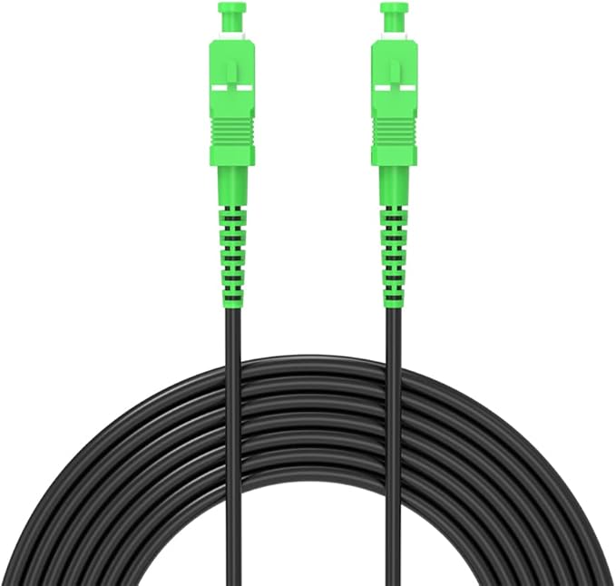 Jeirdus 75M SC/APC Outdoor Armored Simplex 9/125 SM Fiber Optic Cable Jumper by Jeirdus