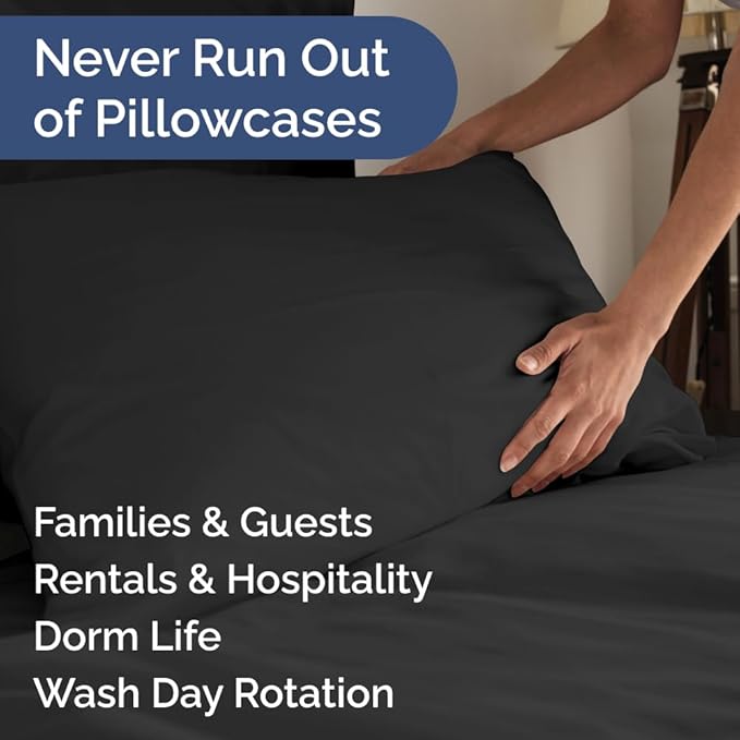 Queen Pillow Cases Set of 6 - Image 5