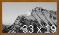 Frame It Easy 33 x 19 Hazel Wood Frame by FrameItEasy