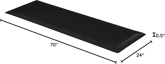 70"x24"x1/2" Thick Medical Bedside Fall Safety Protection Floor Mat - Image 8