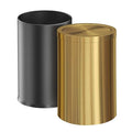 Stainless Steel Gold Bathroom Trash Can by YOJIA