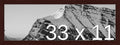 Frame It Easy 33 x 11 Merlot Wood Frame by FrameItEasy