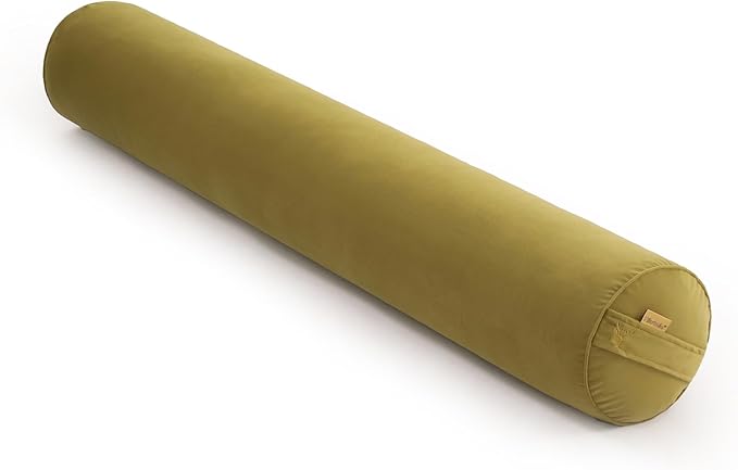 Long Round Body Pillow for Adults – Bolster Pillow for Bed, Cervical Roll Pillow by Ailuteie
