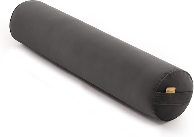 Long Pillow for Bed – Round Bolster Pillow for Adults, Body Pillow for Sleeping by Ailuteie