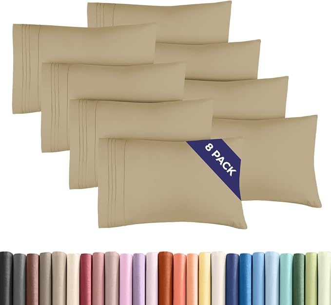 King Pillow Cases Set of 8 by CGKUnlimited