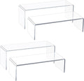 Blaithom Acrylic Display Riser Stand, Thickened to 0.2'' Acrylic Shelf Risers by EnjoyLifewithBlaithom