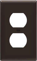 ENERLITES Duplex Receptacle Outlet Wall Plate, Gloss Finish, Size 1-Gang 4.50" by Enerlites